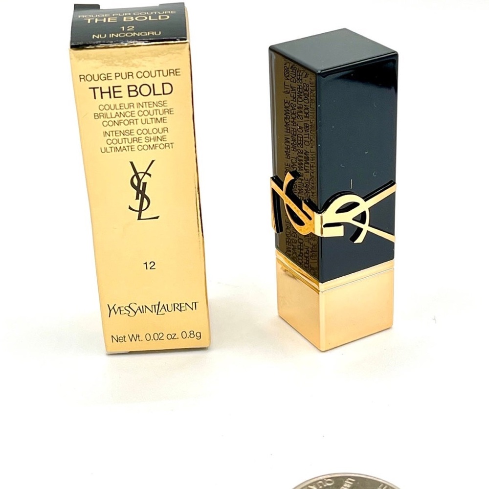 YSL Rouge Pur Couture The Bold High Pigment Lipstick in 12 Nu Incongru